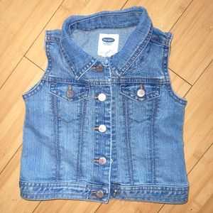 Girls 4T Old Navy Denim Vest